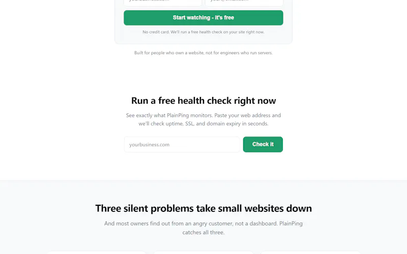 PlainPing screenshot 1