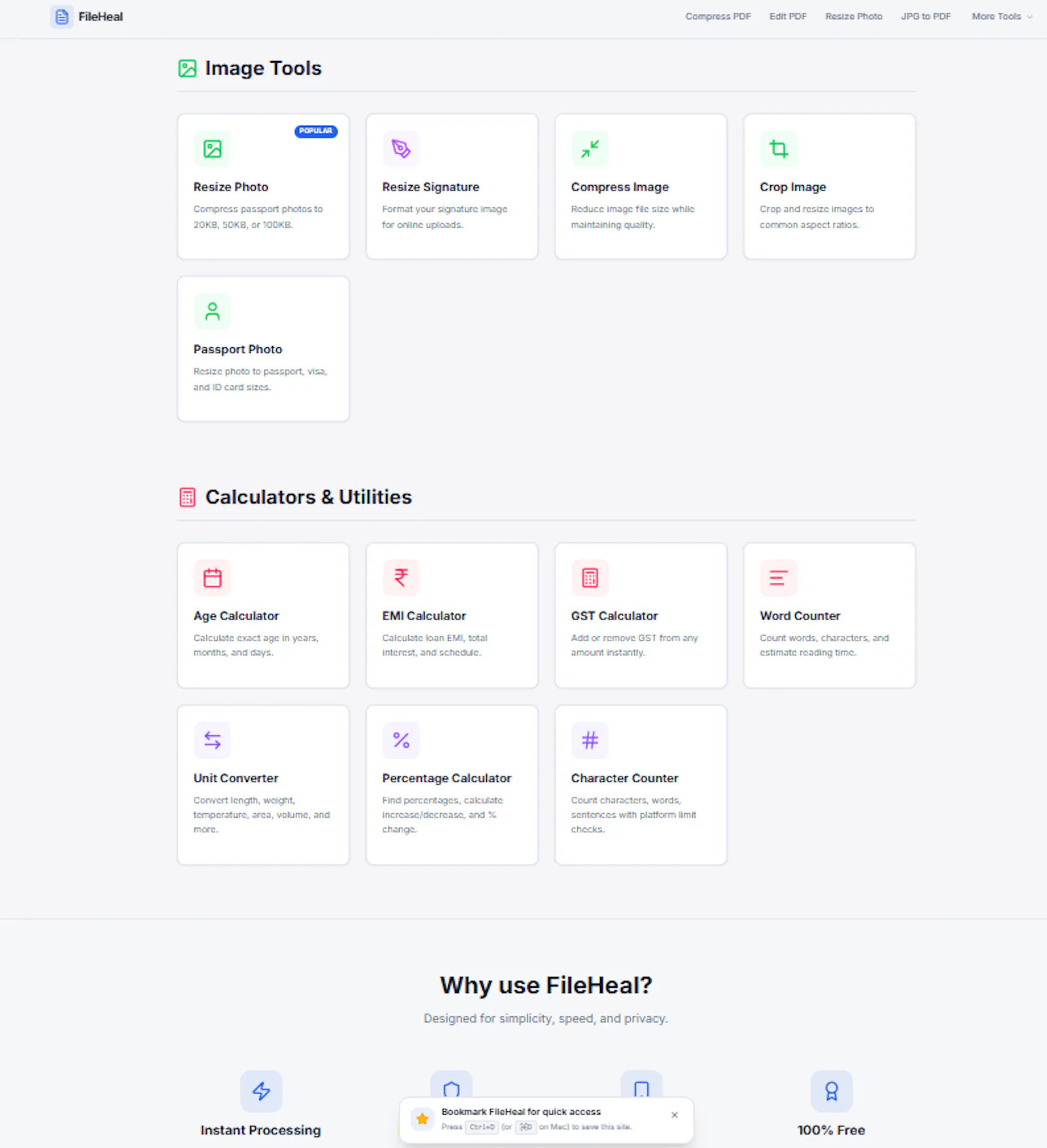 FileHeal.com screenshot 2