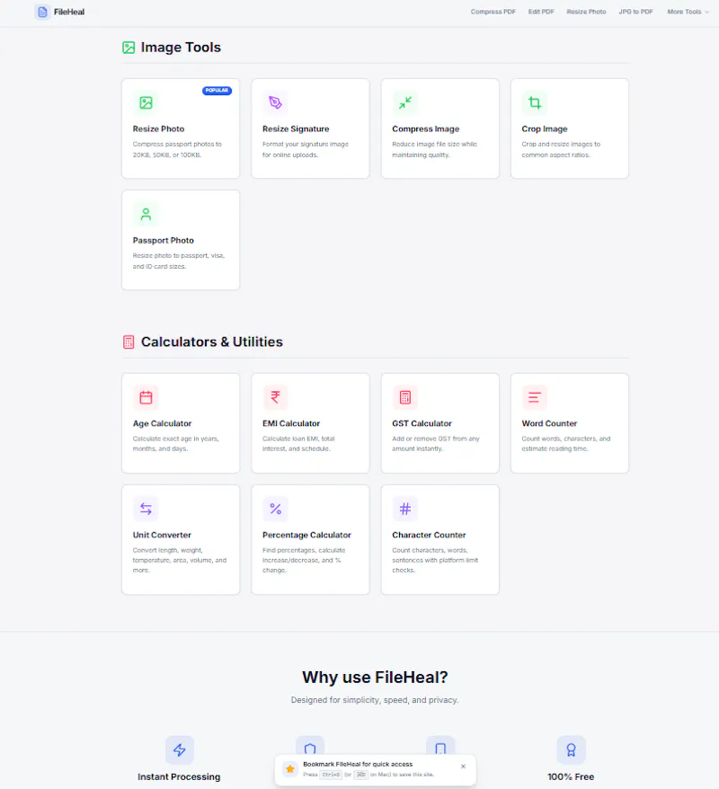 FileHeal.com screenshot 2