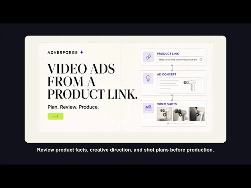 AdverForge screenshot 1 (video preview)