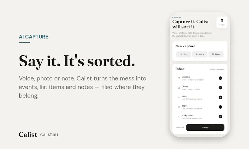 Calist  screenshot 2