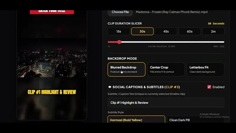 SocalKlips Slicer screenshot 1 (video preview)