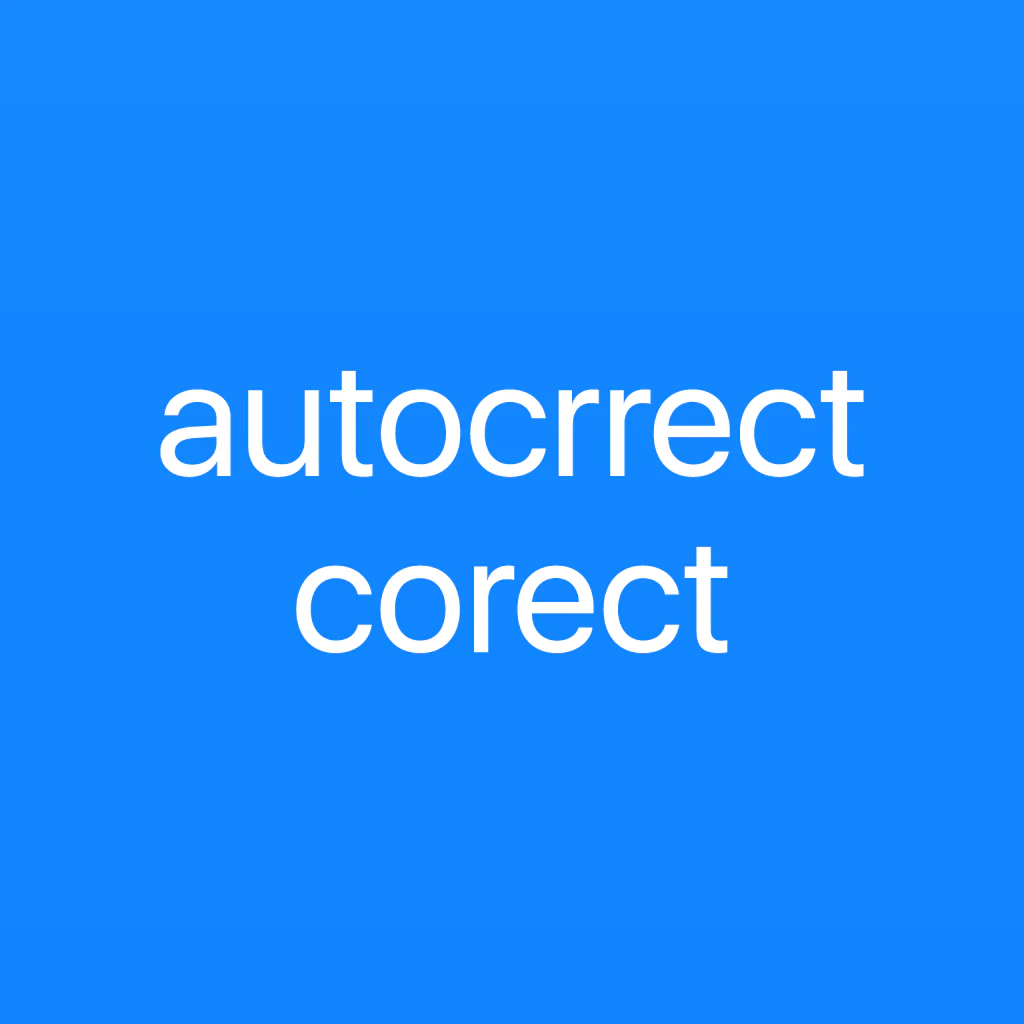 Autocorrect Correct