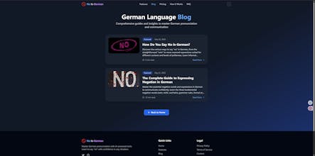 No In German gallery image