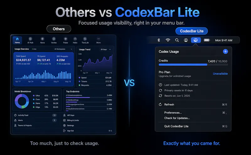 CodexBar Lite screenshot 5