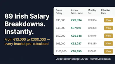 Irish Tax Estimator gallery image