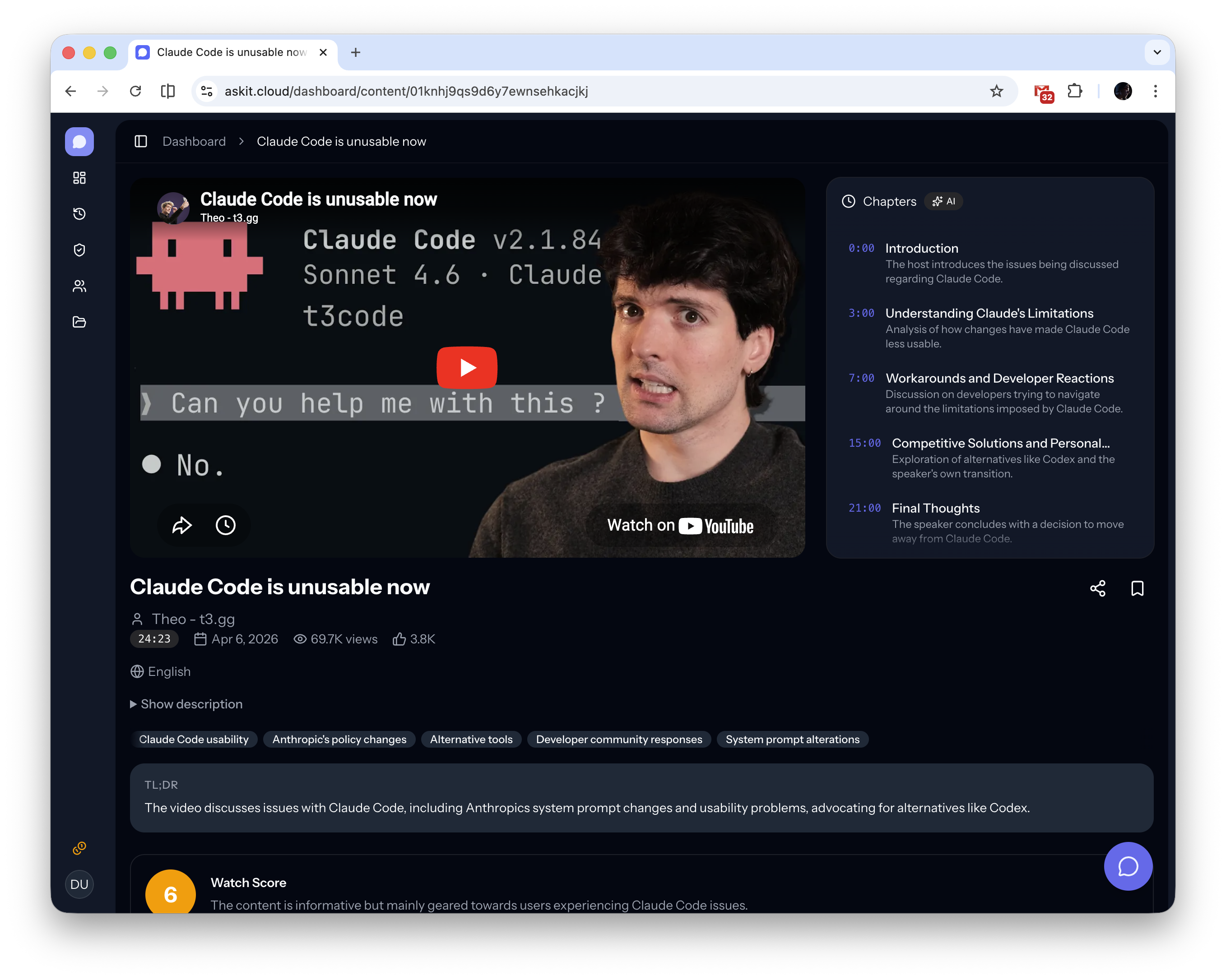 Ask it — Understand YouTube Faster gallery image