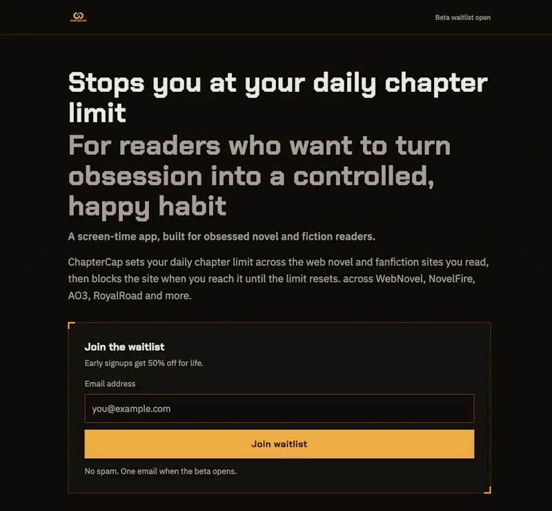 ChapterCap screenshot 3