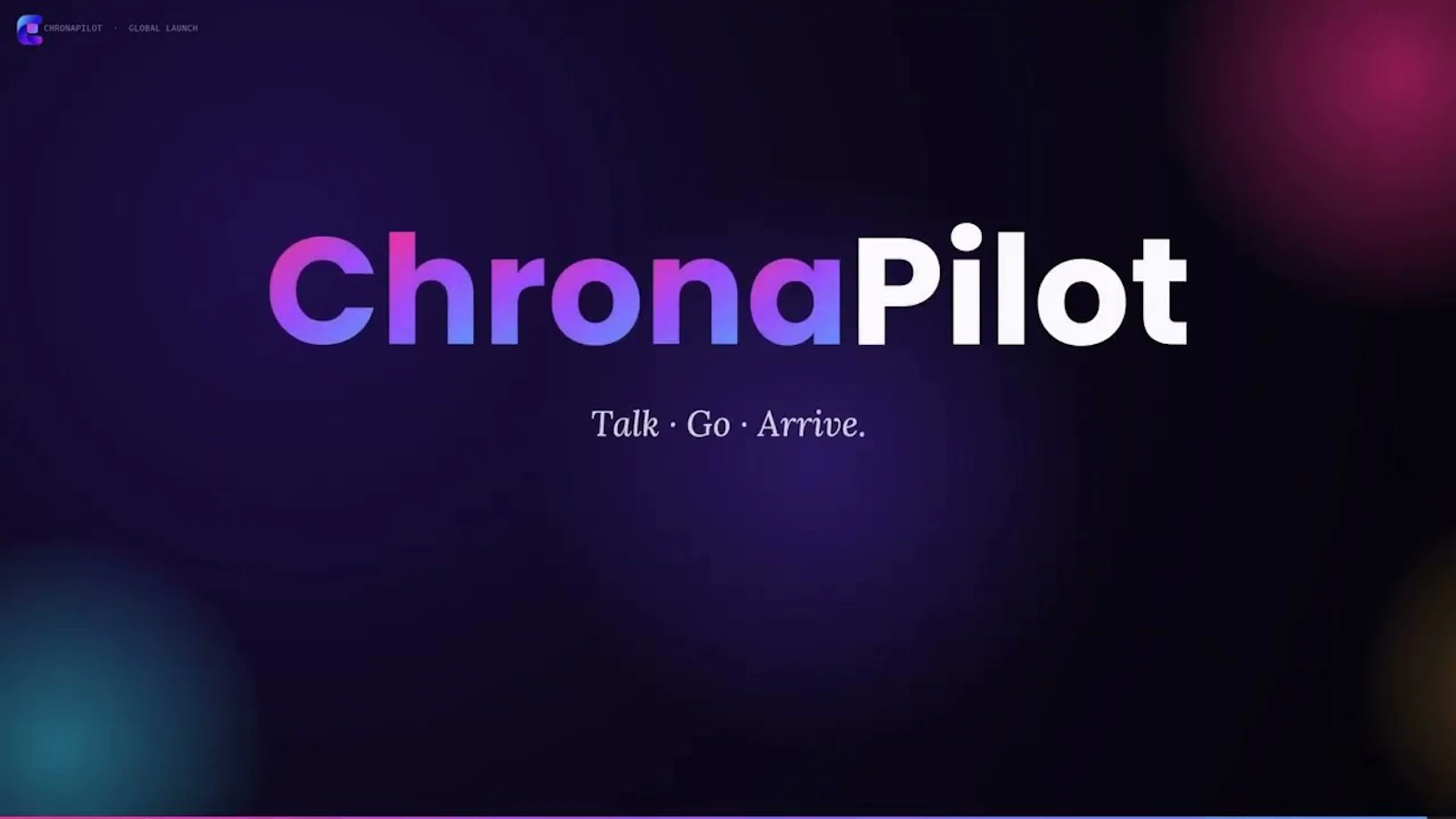 ChronaPilot — Never be late again. screenshot 1 (video preview)