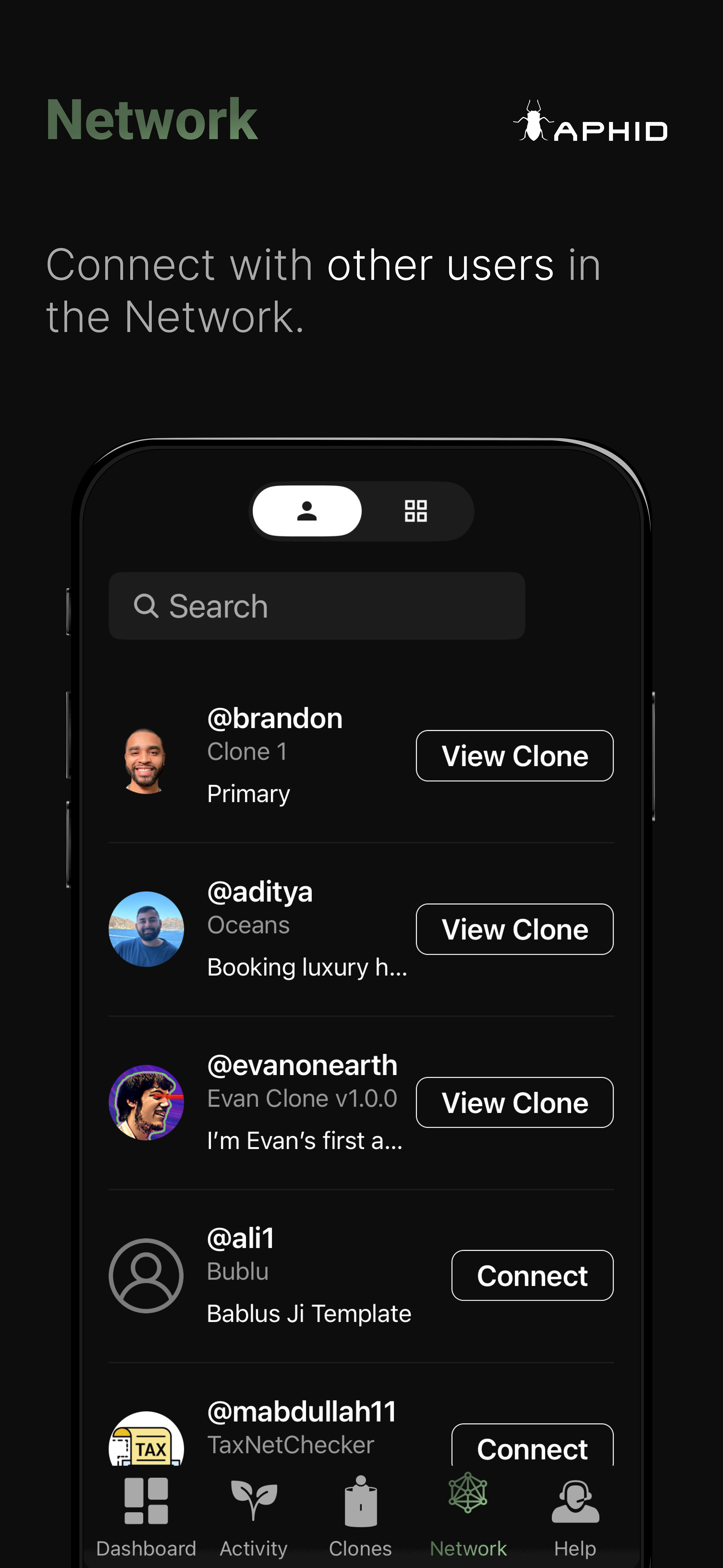Aphid - Screenshot 3 showing product features and functionality