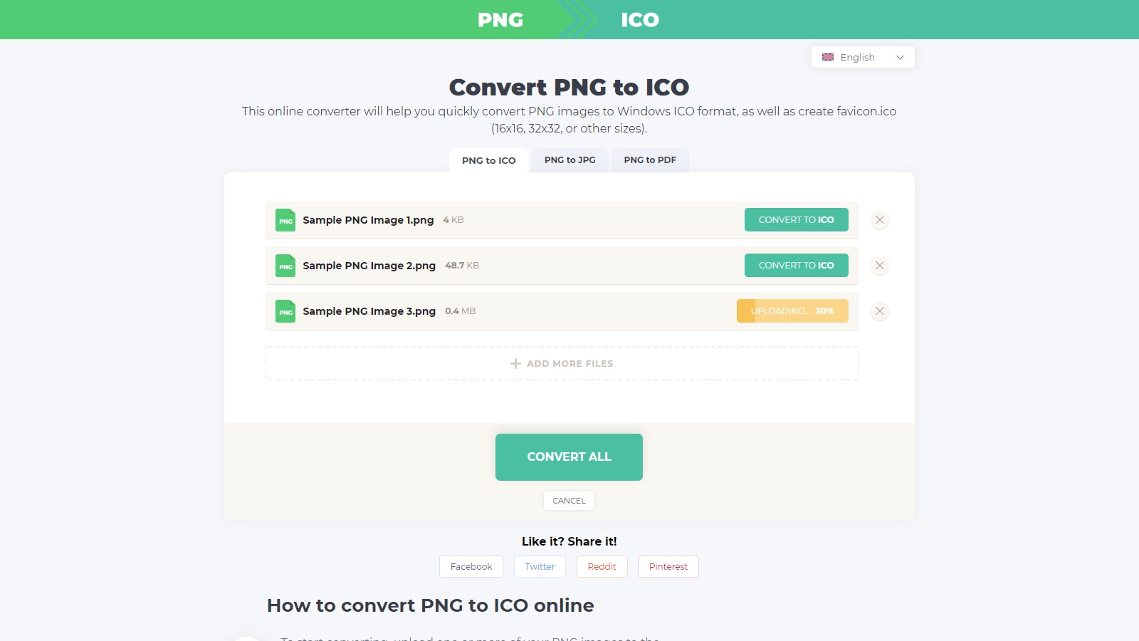 PNG to ICO Converter gallery image