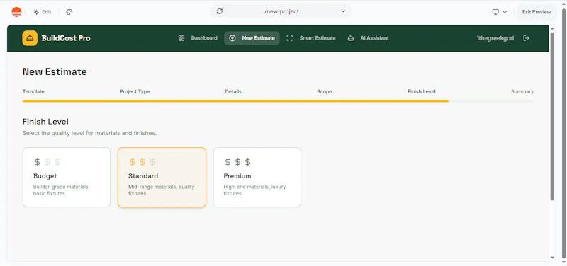 BuildCost Pro screenshot 6
