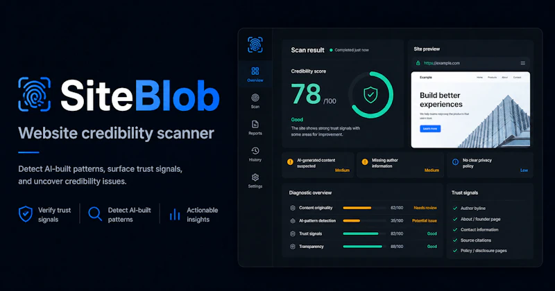 SiteBlob screenshot 1