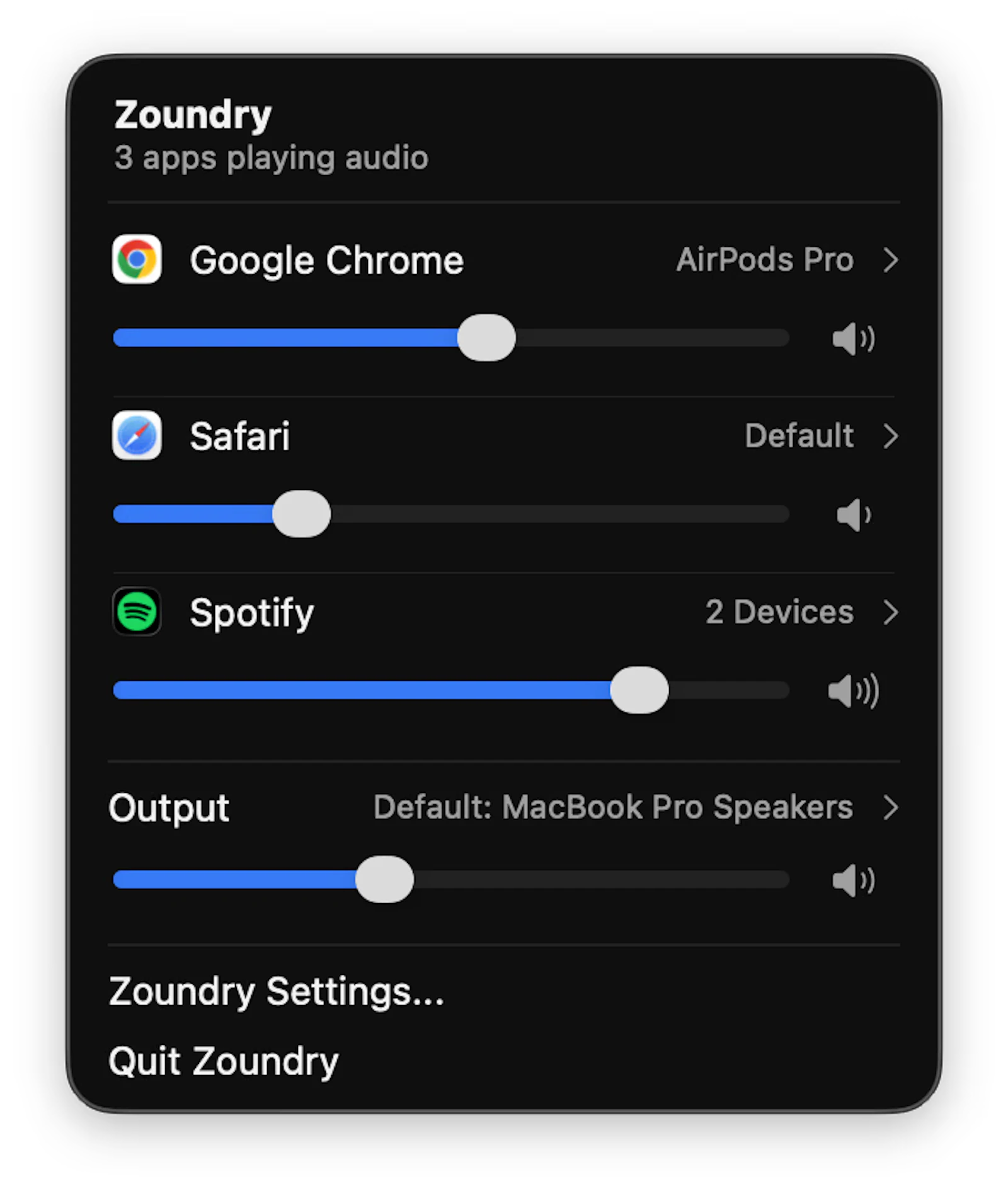 Zoundry screenshot 4