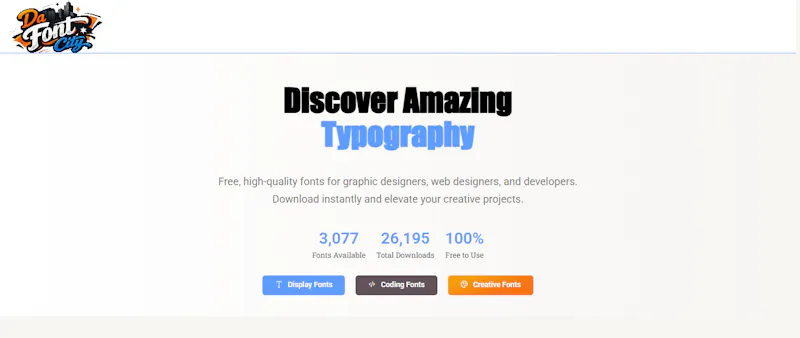 DaFontCity screenshot 2