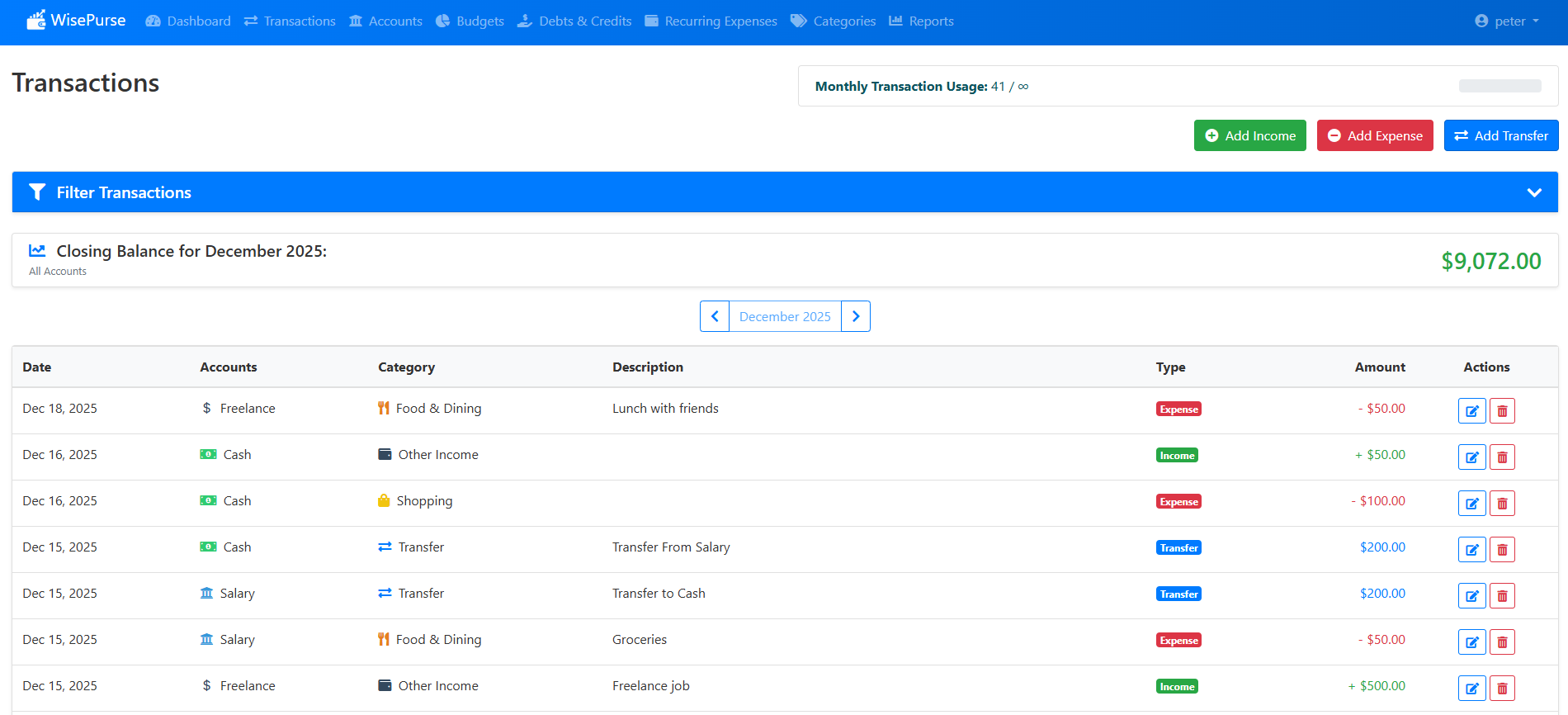 WisePurse - Screenshot 3 showing product features and functionality