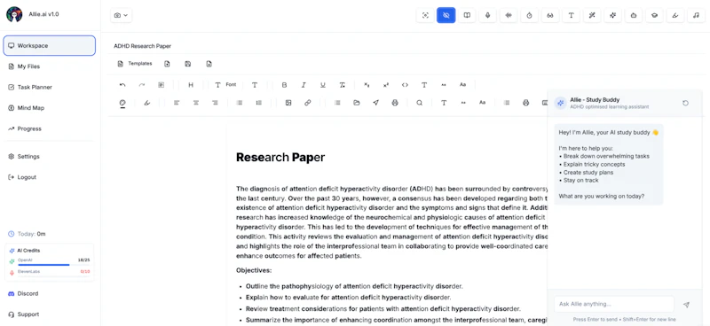 Allie.ai screenshot 1