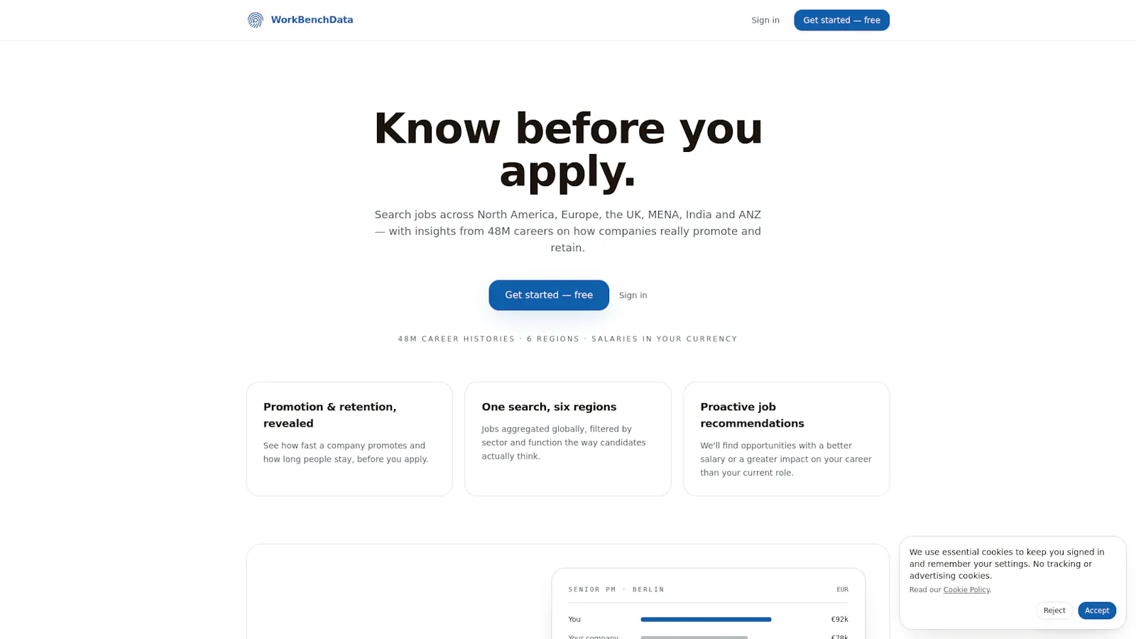 WorkBenchData screenshot 1