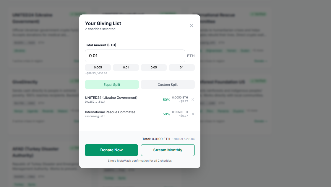 CareCoin - Screenshot 4 showing product features and functionality