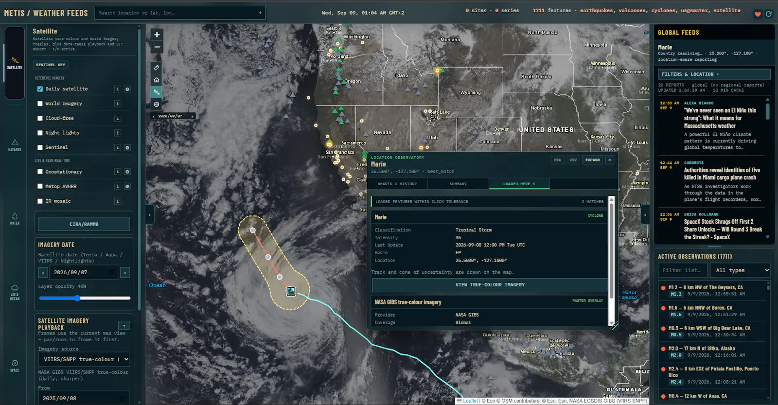 Metis Weather Feeds screenshot 1