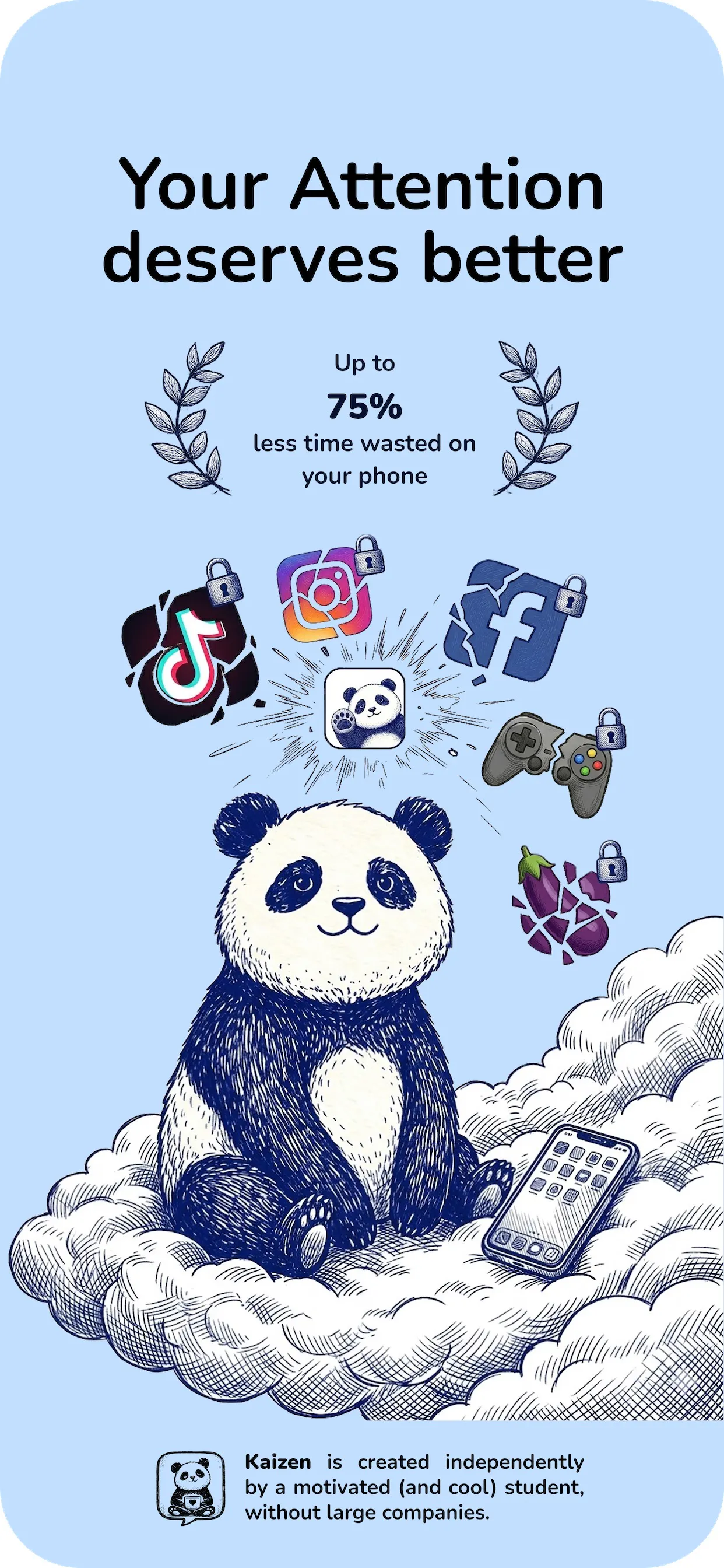 Kaizen: Screen Time & Detox iOS App gallery image