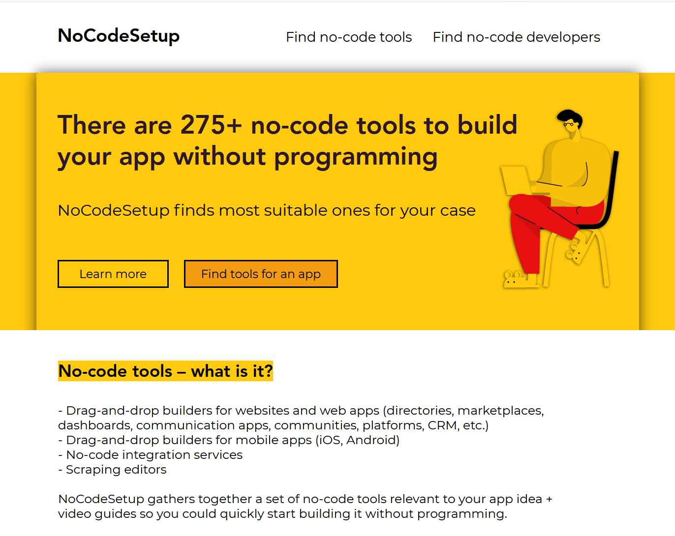 NoCodeSetup gallery image