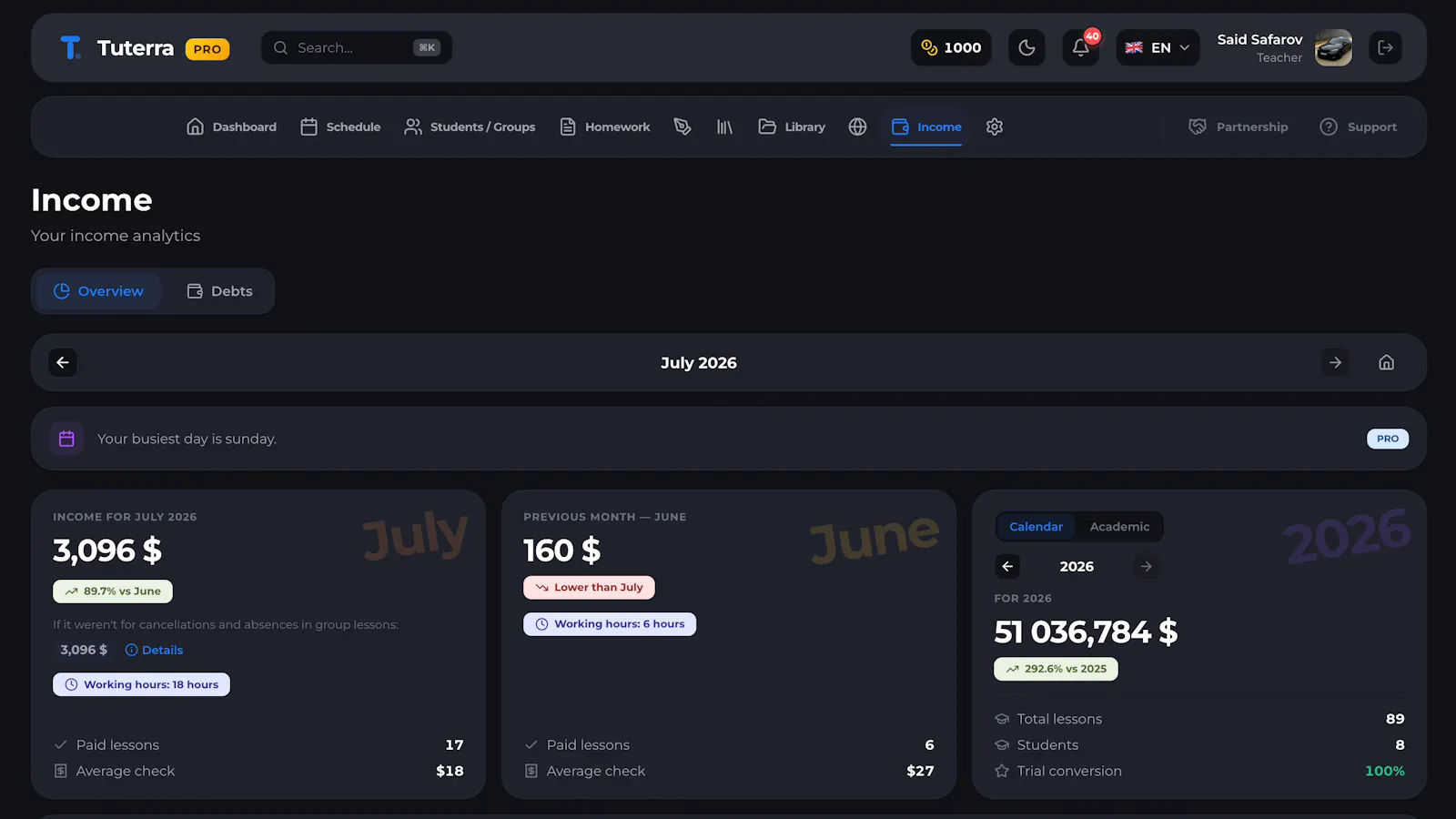 Tuterra screenshot 2