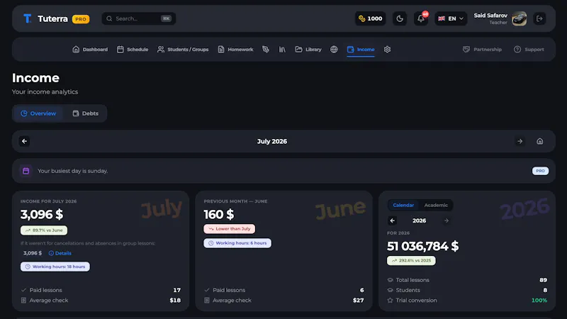 Tuterra screenshot 2