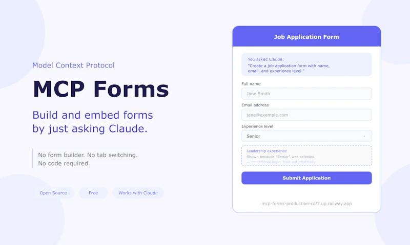 MCP Forms screenshot 1