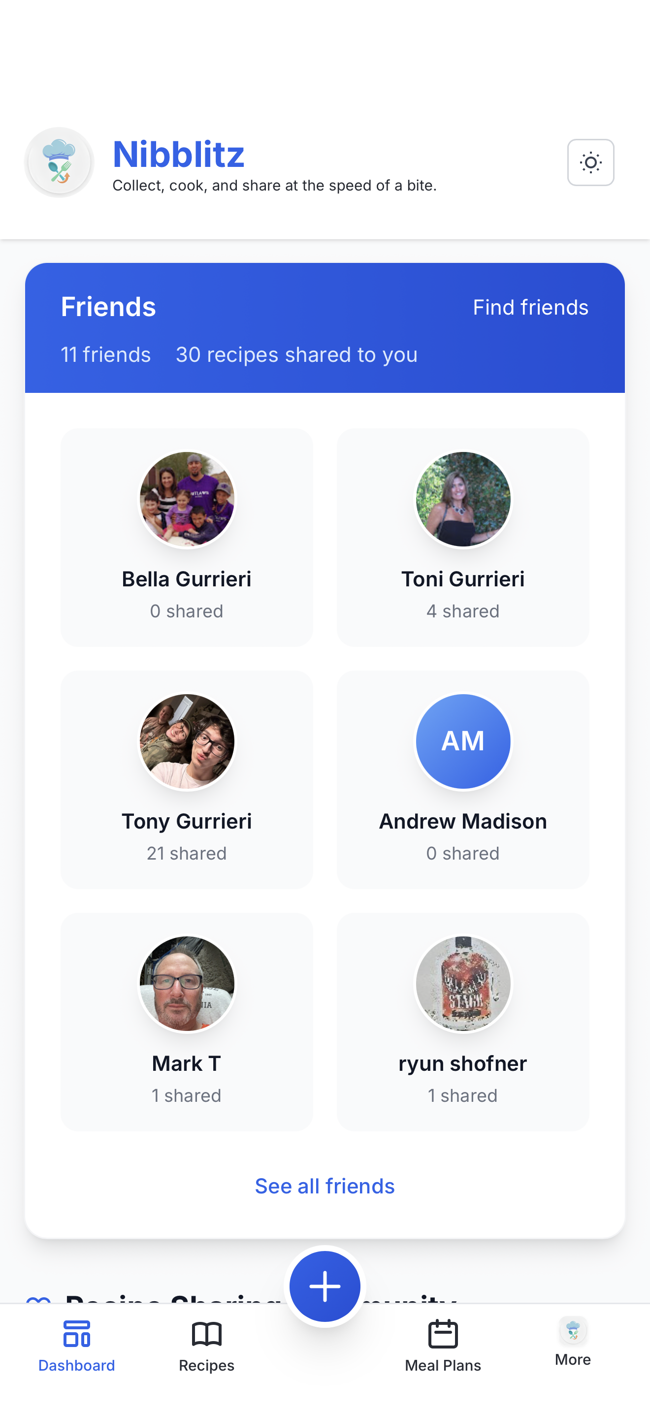 Nibblitz — Makes your recipes social gallery image