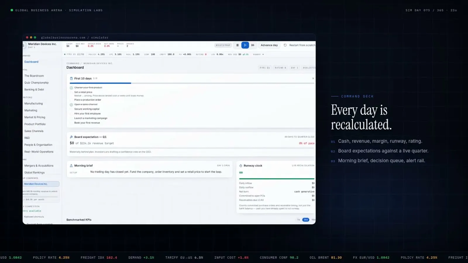 Global Business Arena  screenshot 1 (video preview)
