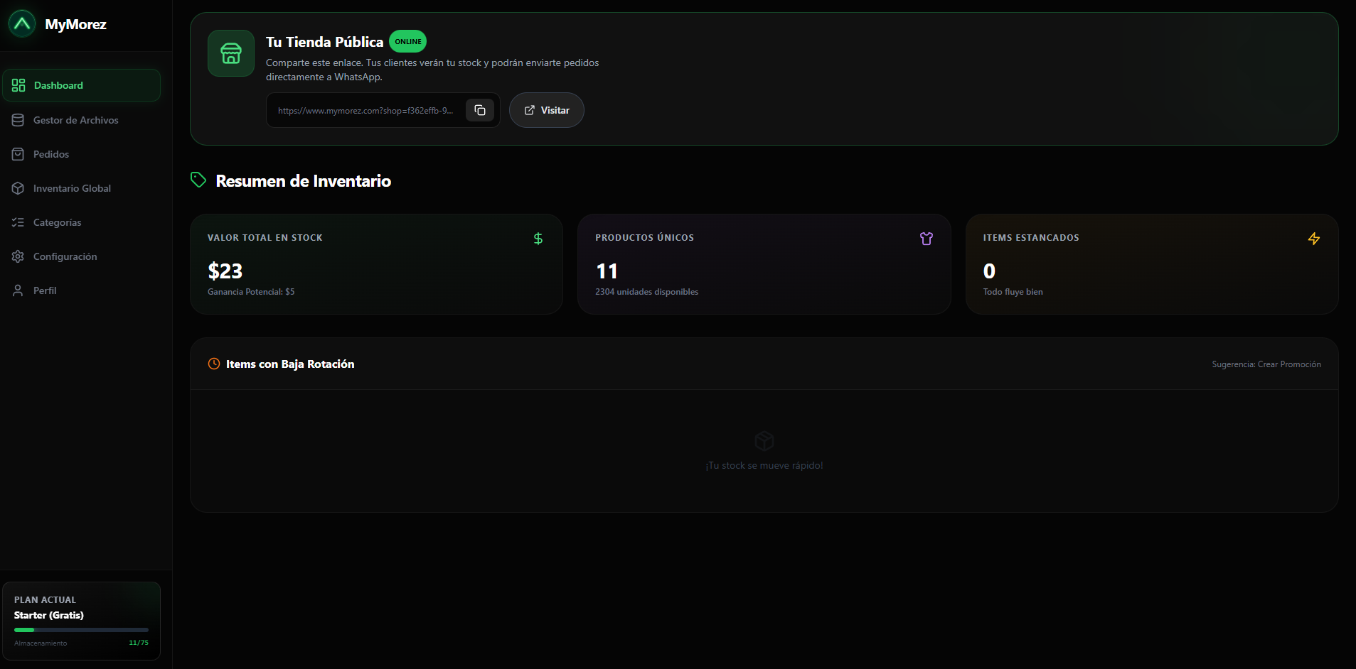 MyMorez - Screenshot 4 showing product features and functionality