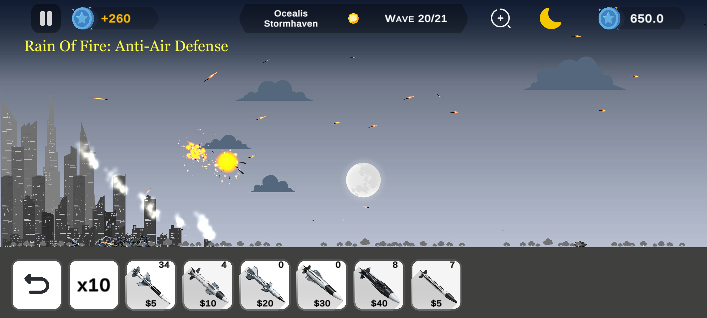 Rain Of Fire: Anti-Air Defense logo