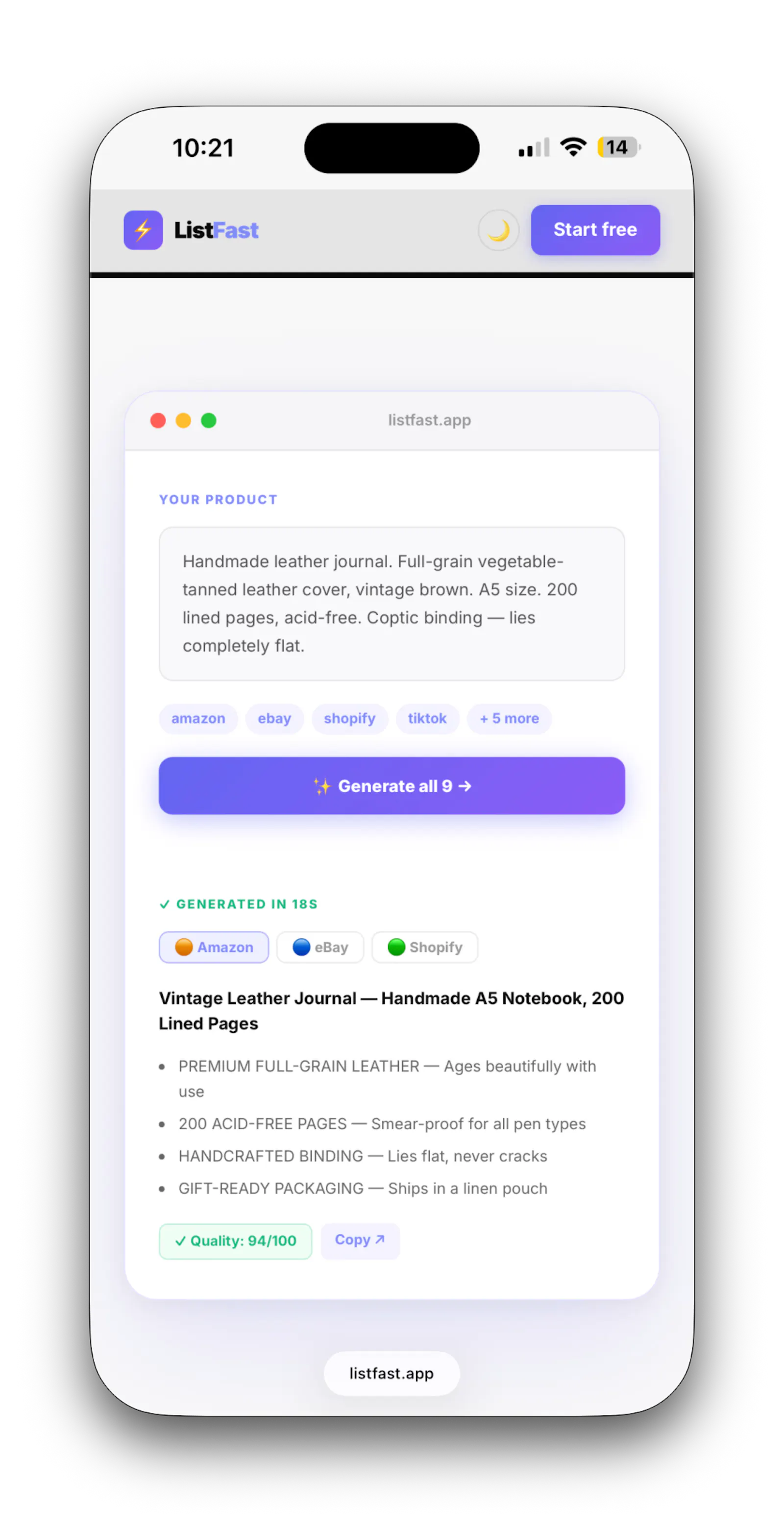 ListFast screenshot 3