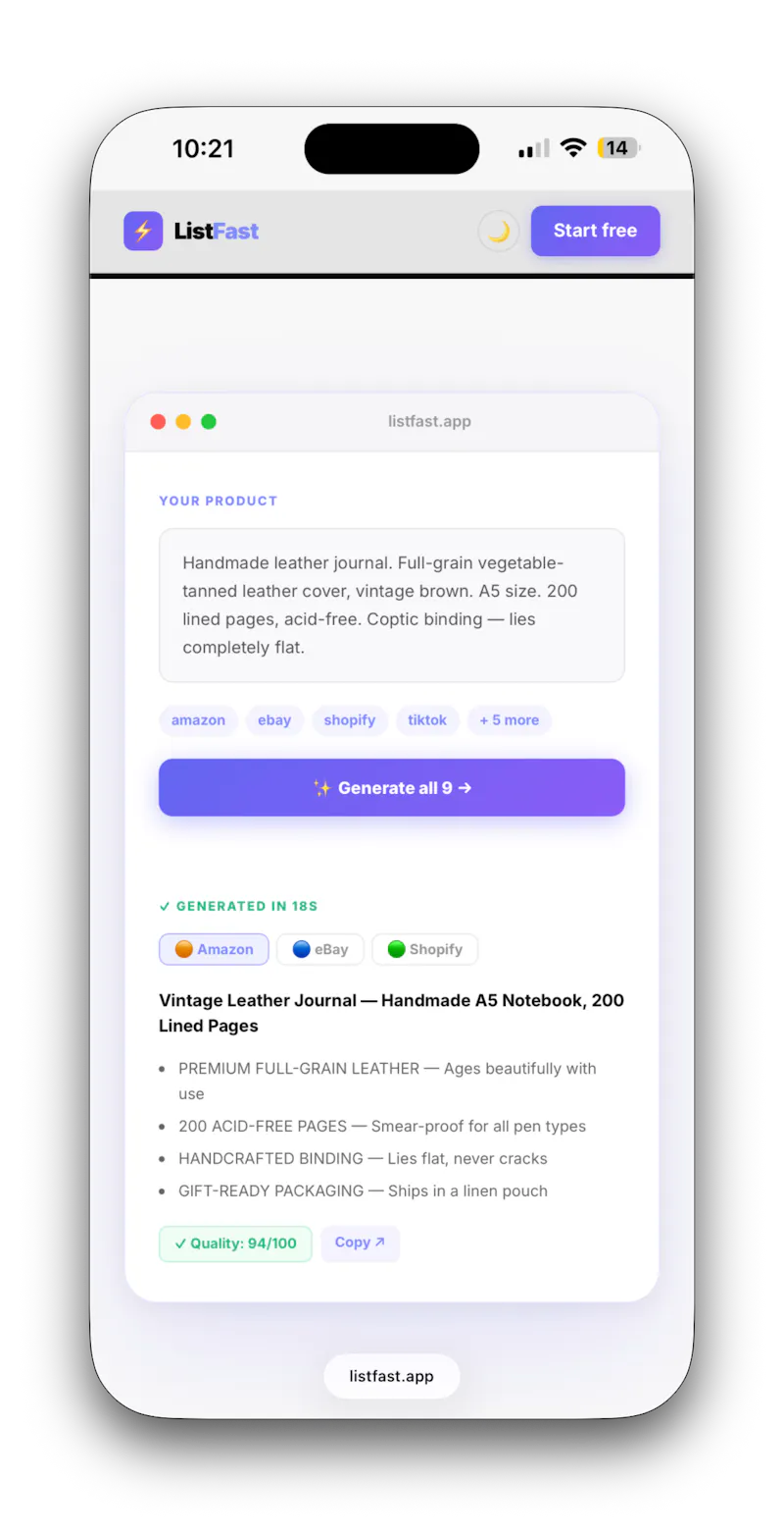 ListFast screenshot 3