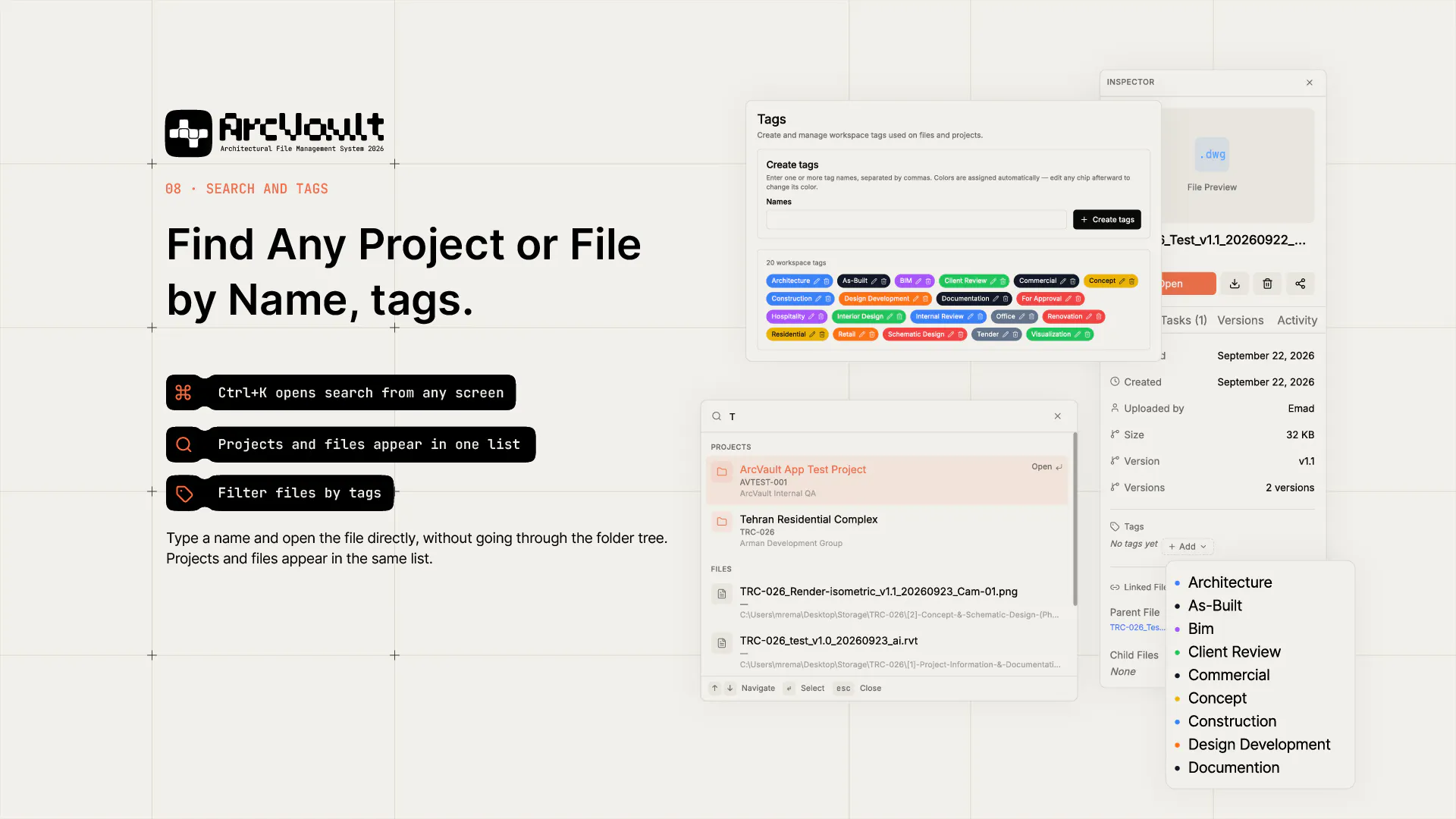 ArcVault — Architecture File Management gallery image