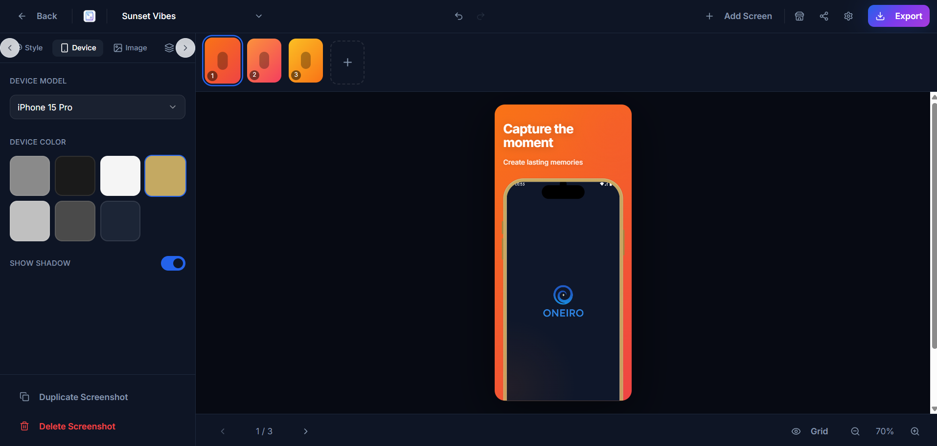ScreenshotCraft – App Store Screenshots gallery image