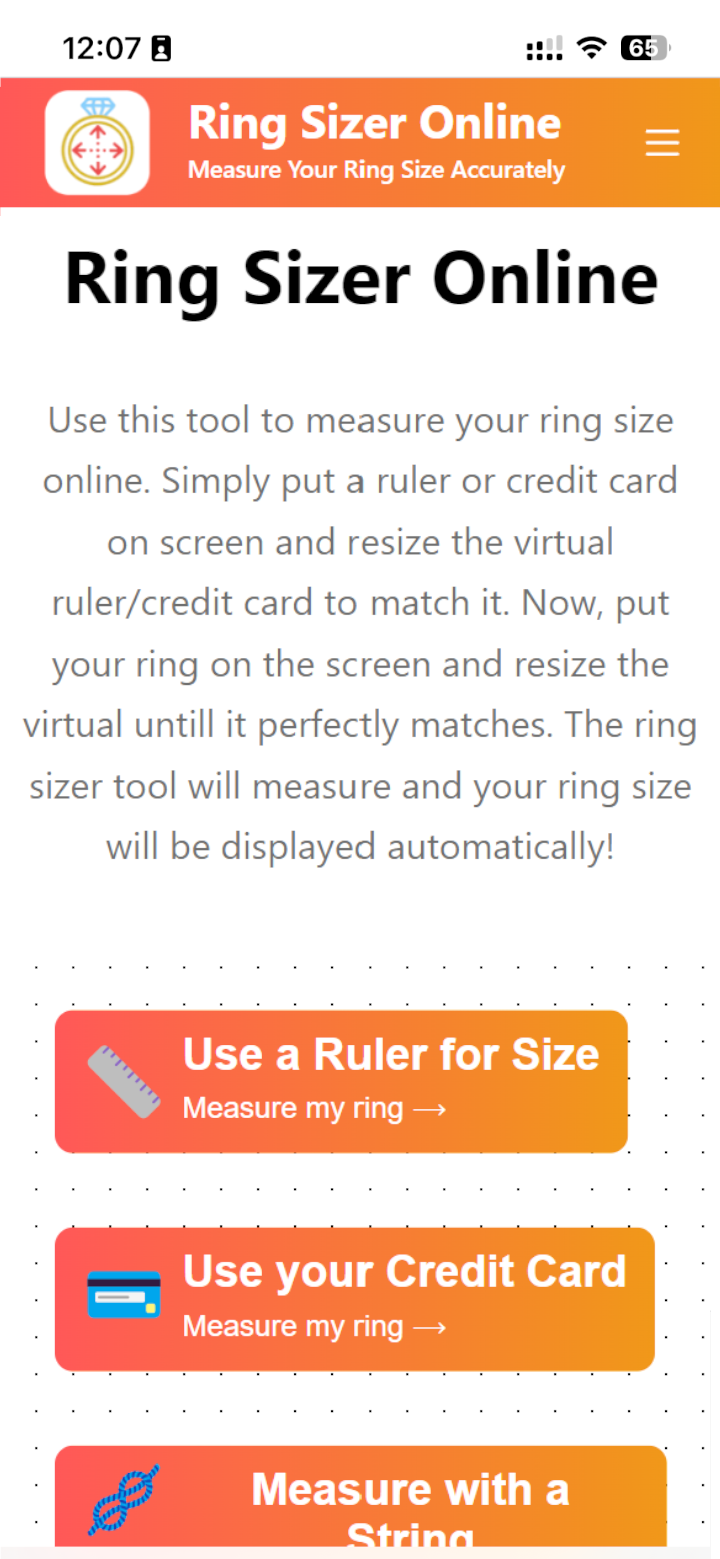 Ring Sizer Online media 3
