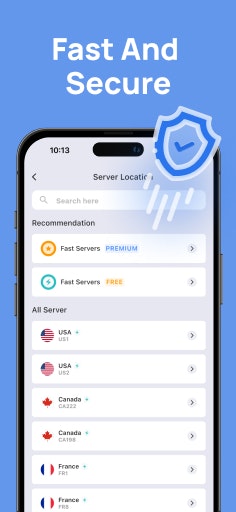 터보 보안 VPN : 빠른 프록시 - 개인 정보 및 스파이웨어 보호를 동시에 즐기십시오. 미디어 4