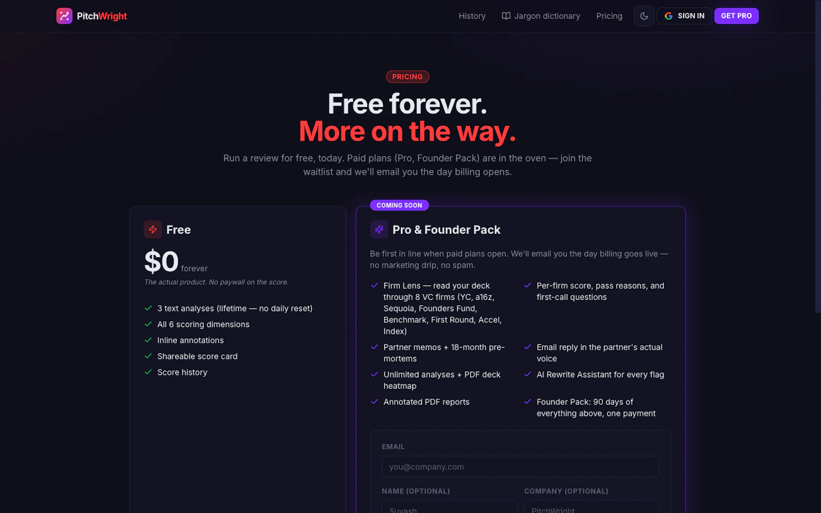 PitchWright screenshot 2