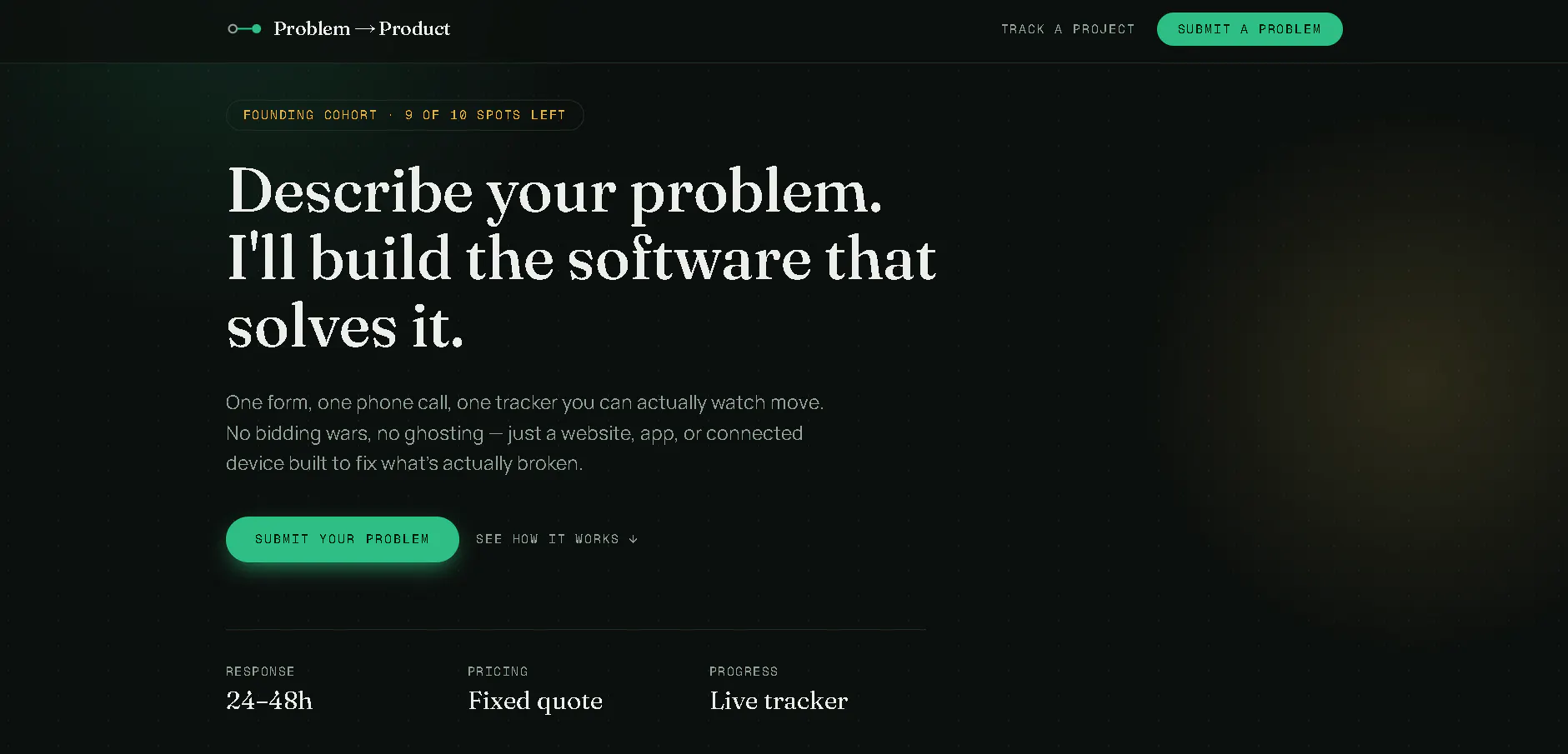 Problem → Product gallery image