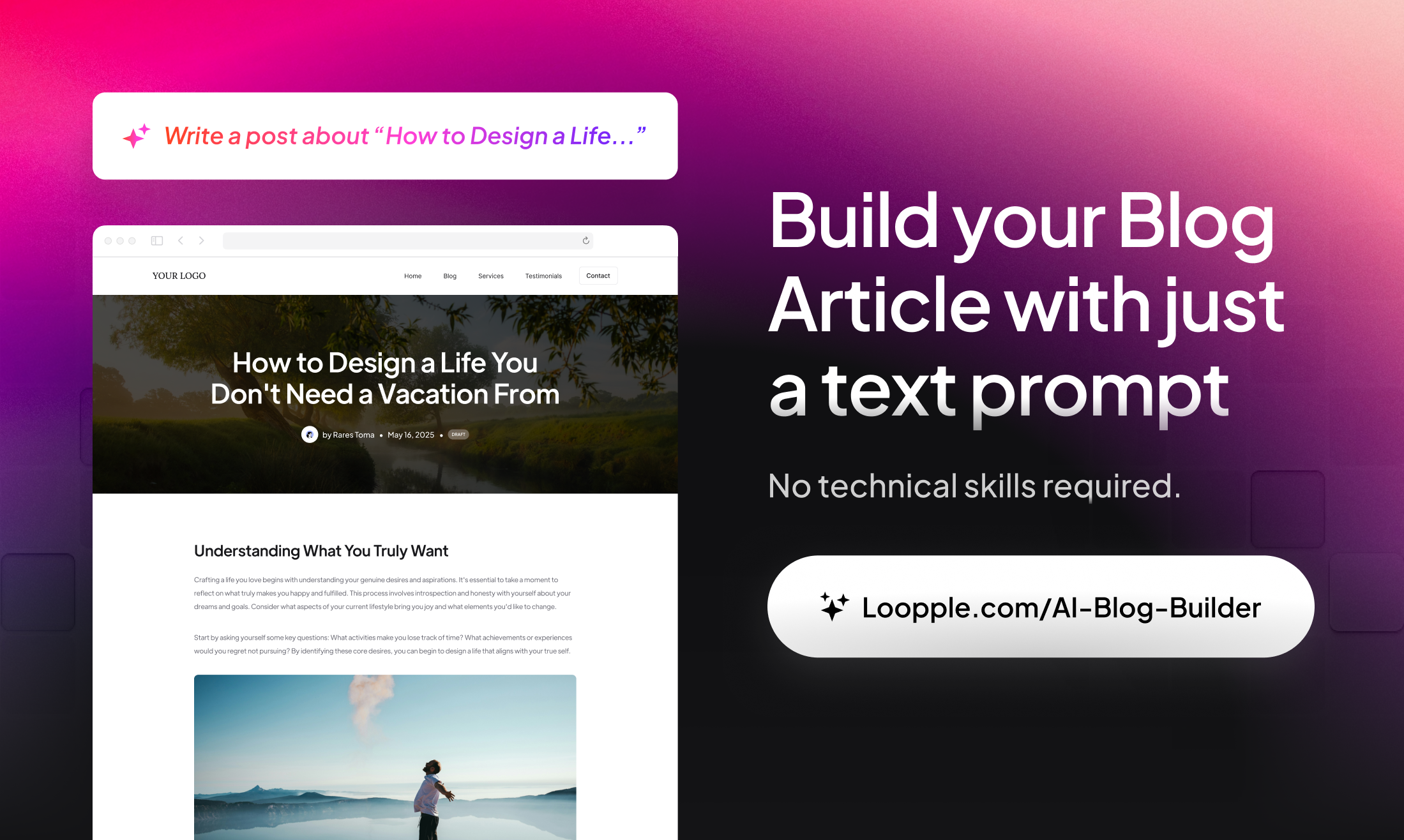 Loopple AI Blog Builder media 2