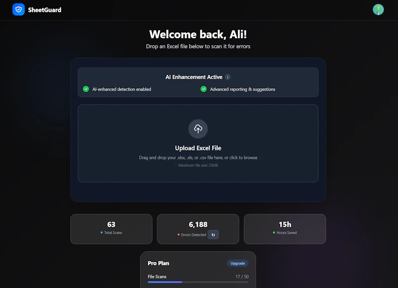 SheetGuard screenshot 2