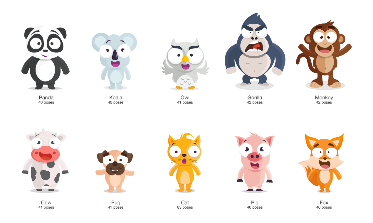 Funny Character Illustrations gallery image