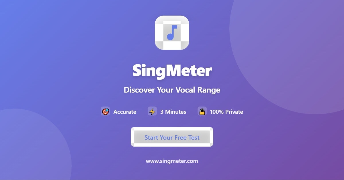 SingMeter - Main screenshot showing features and interface