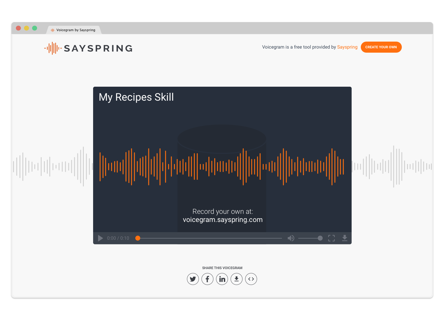 Sayspring (now part of Adobe) Image