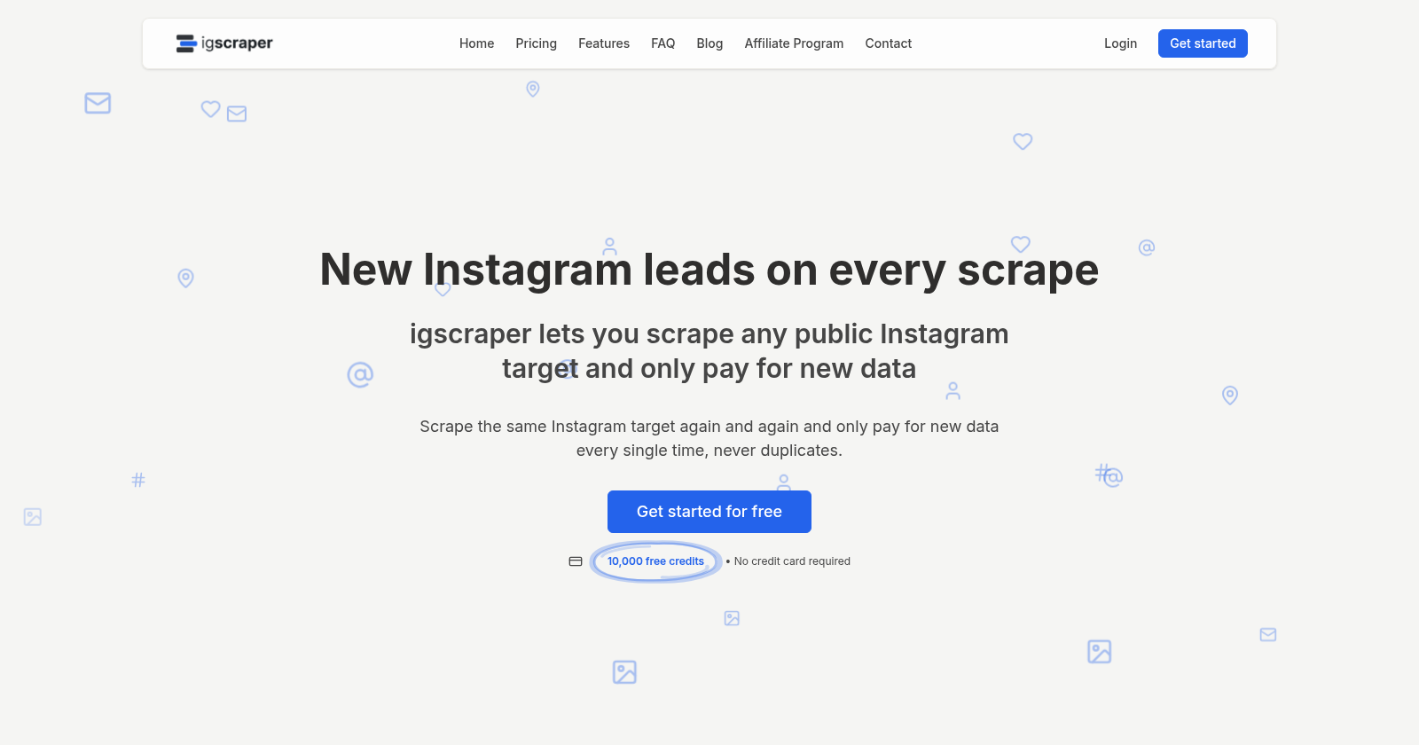 igscraper - Main product screenshot demonstrating key features and user interface