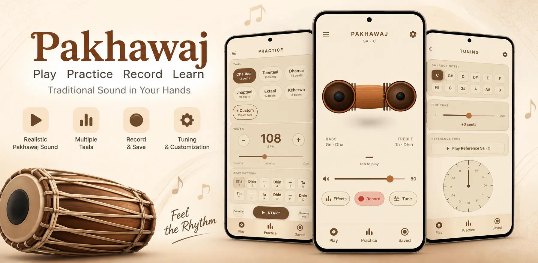 Real Pakhawaj & Tabla Riyaz product banner