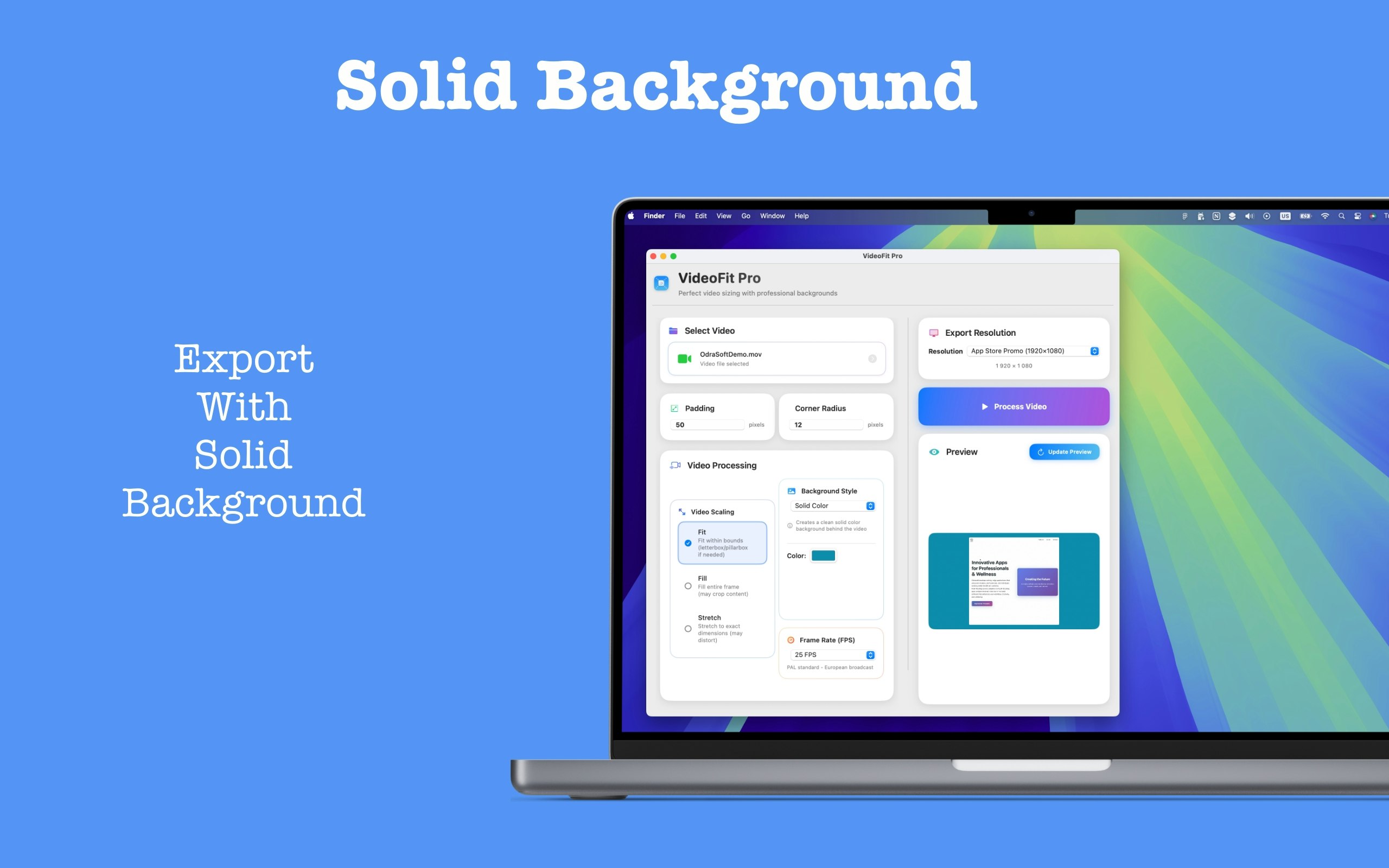 VideoFit Pro: A Quick video reframe tool gallery image