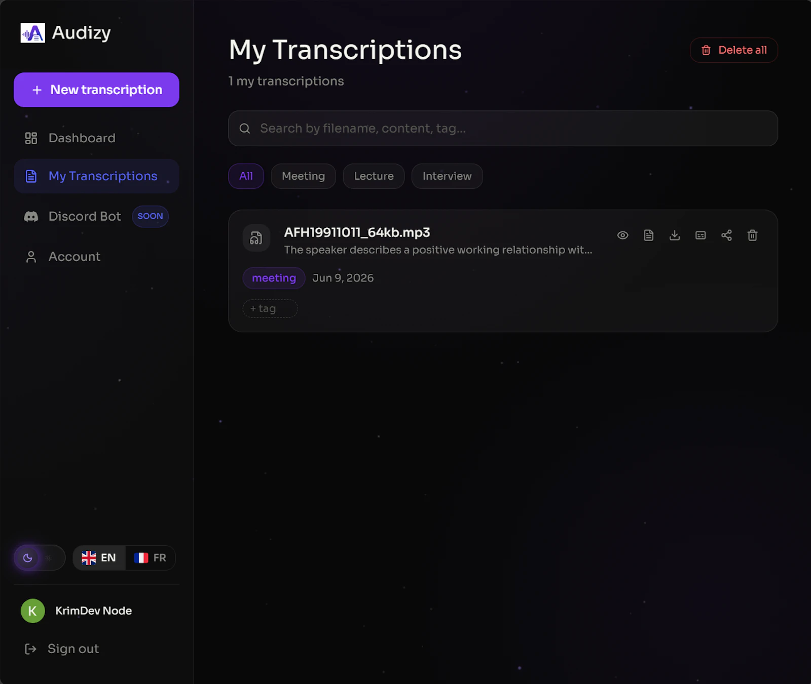 Audizy screenshot 5
